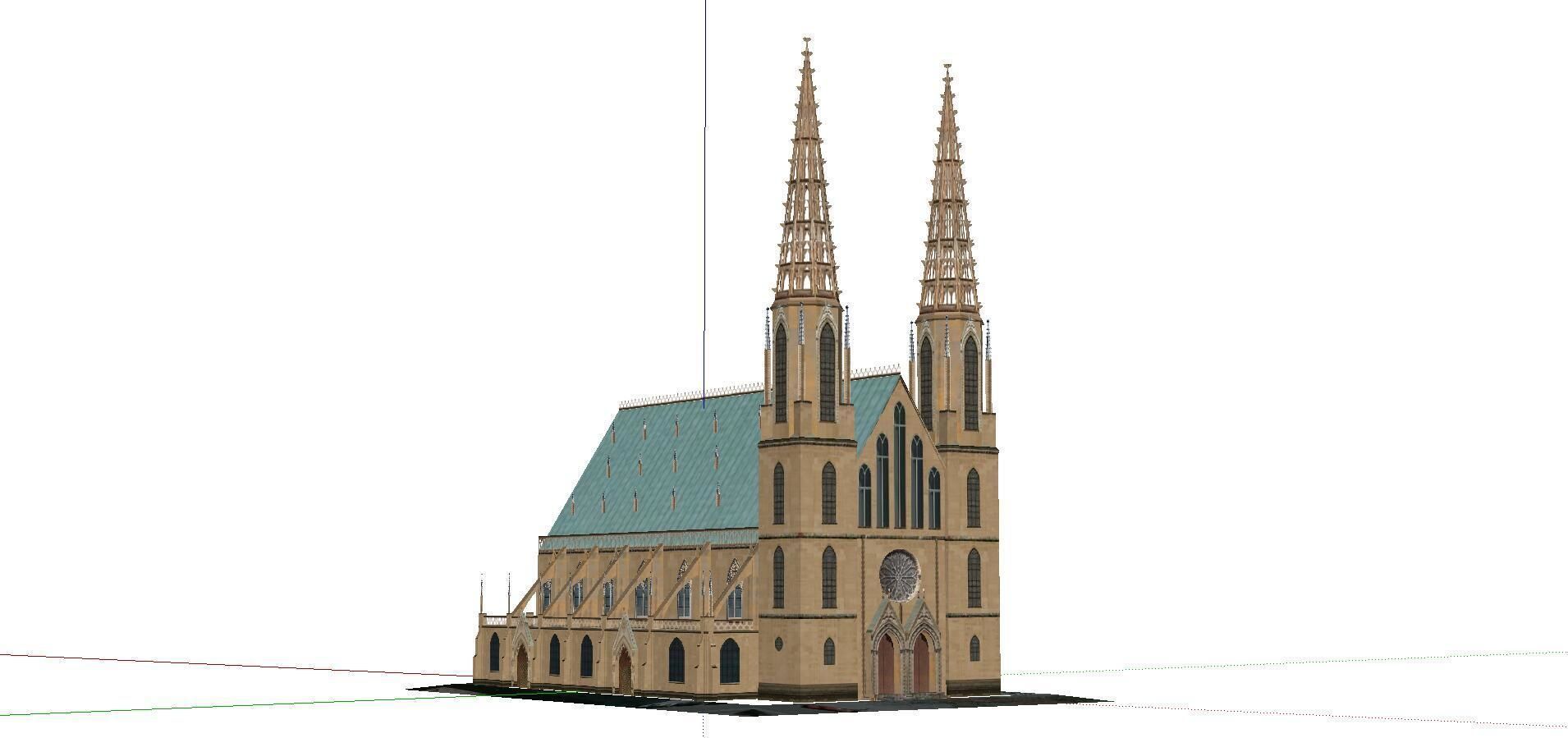 Architecture-Religion-God-Culture-Temple-041 church 3D model_1
