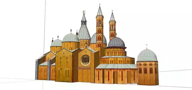 Architecture-Religion-God-Culture-Temple-042 church with spires and towers