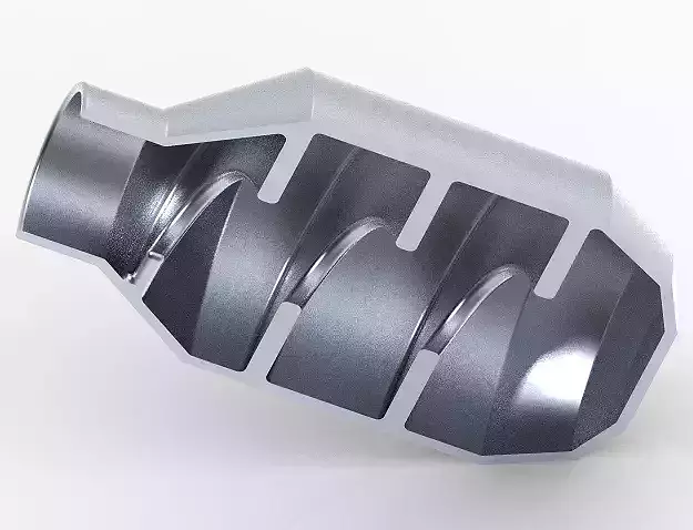 Concrete Mixer Drum 3D print model