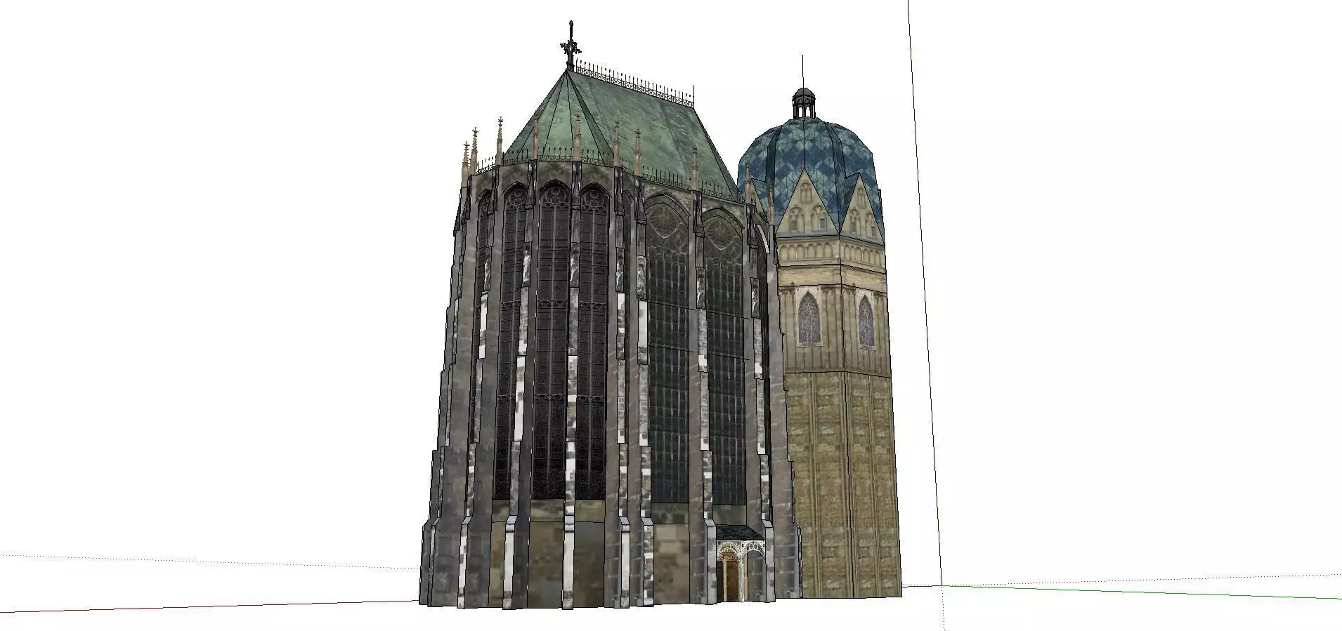 Architecture-Religion-God-Culture-Temple-046 cathedral with t... 3D model_0