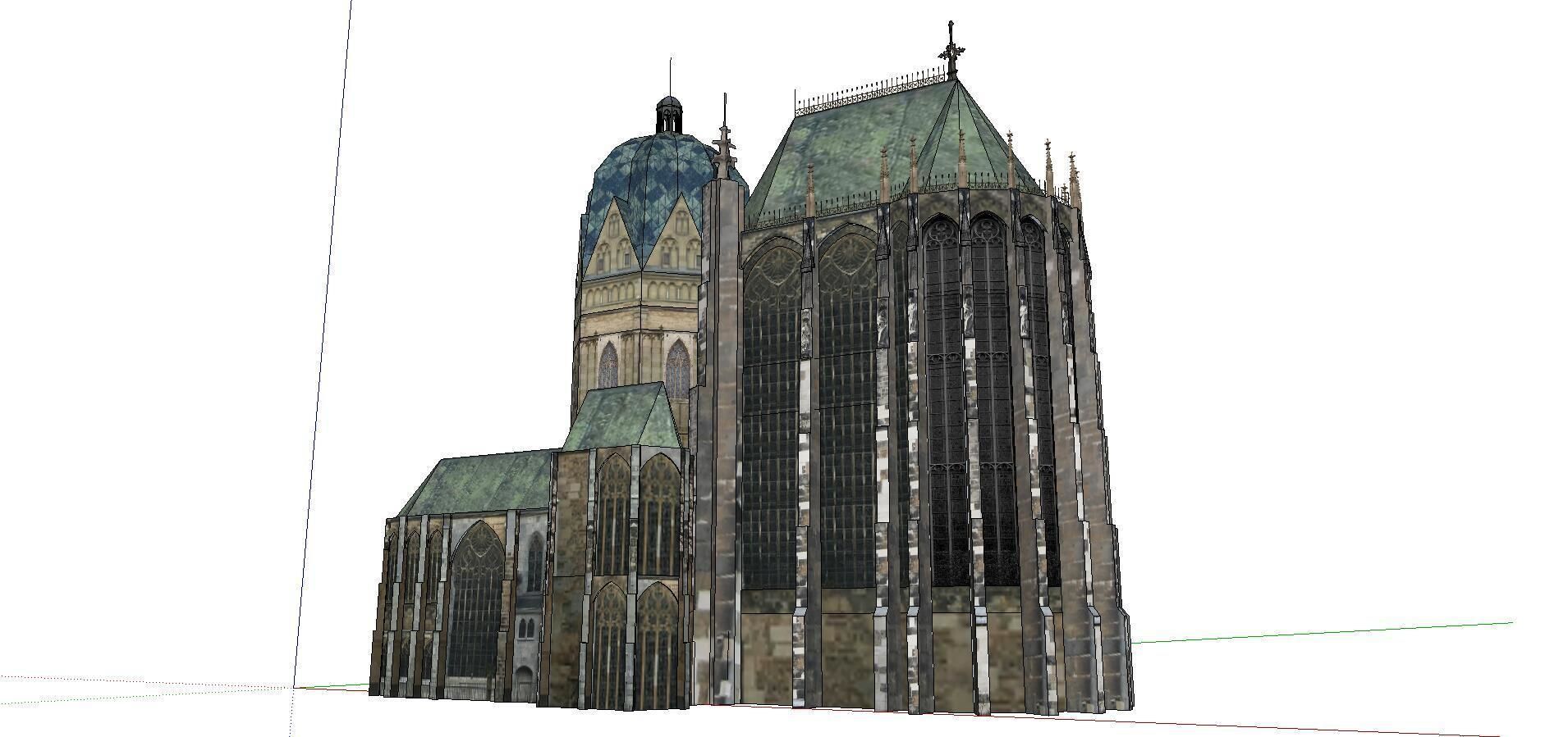 Architecture-Religion-God-Culture-Temple-046 cathedral with t... 3D model_1