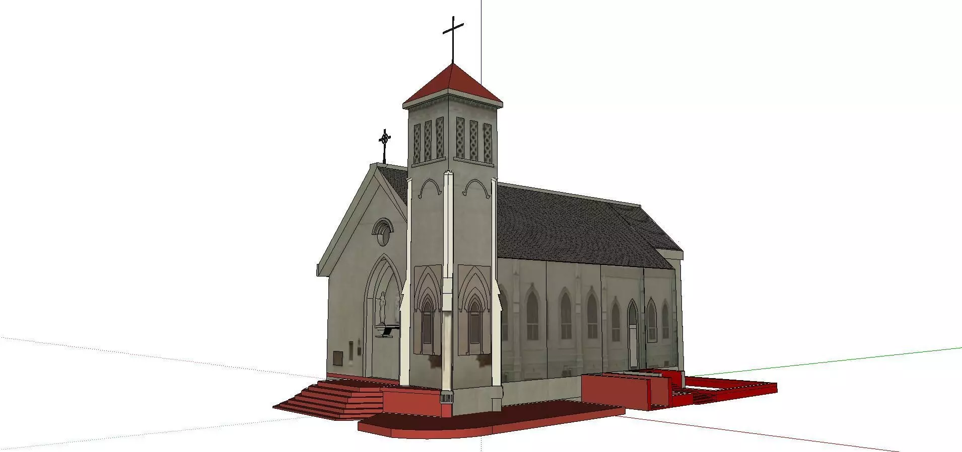 Architecture-Religion-God-Culture-Temple-050 church 3D model_0