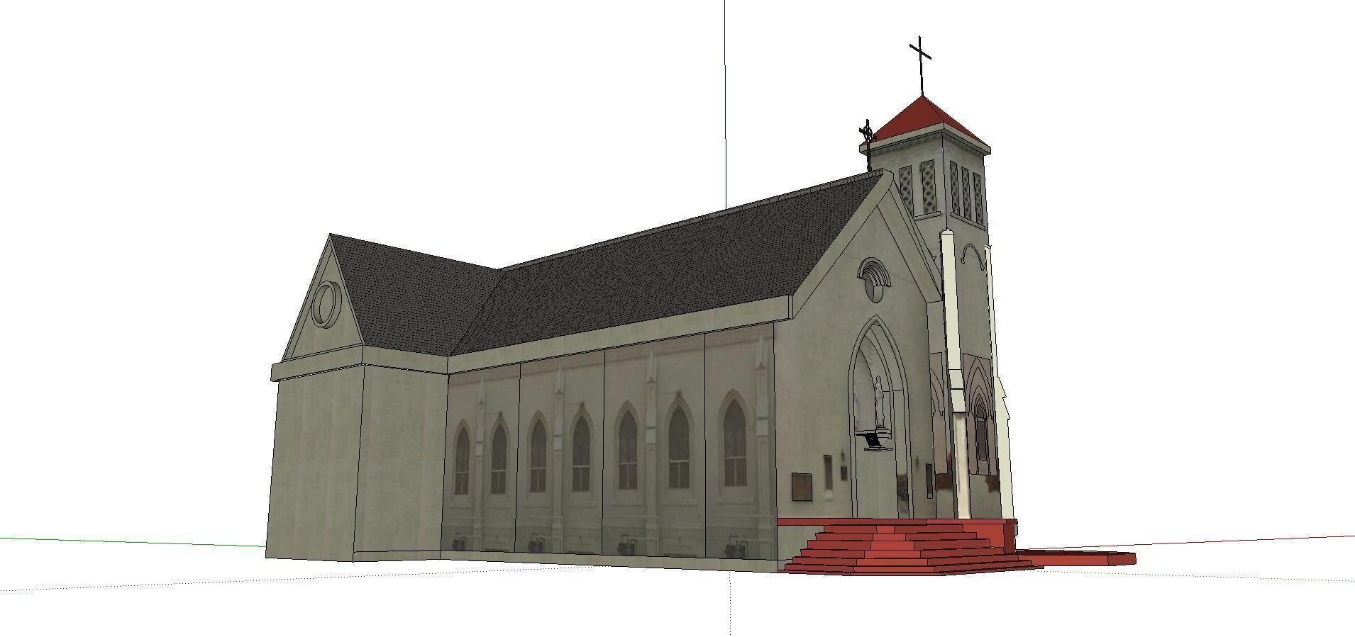 Architecture-Religion-God-Culture-Temple-050 church 3D model_2