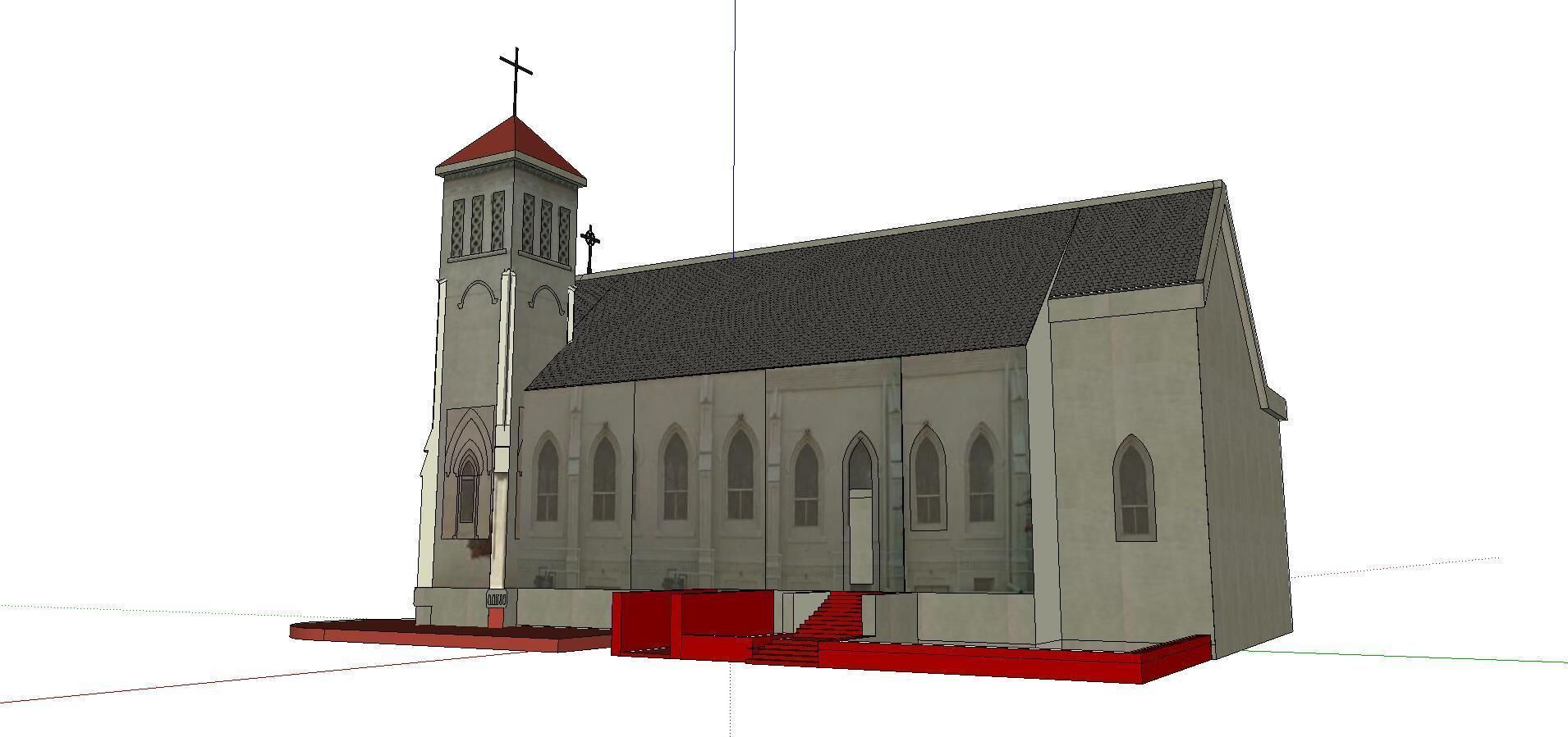 Architecture-Religion-God-Culture-Temple-050 church 3D model_1