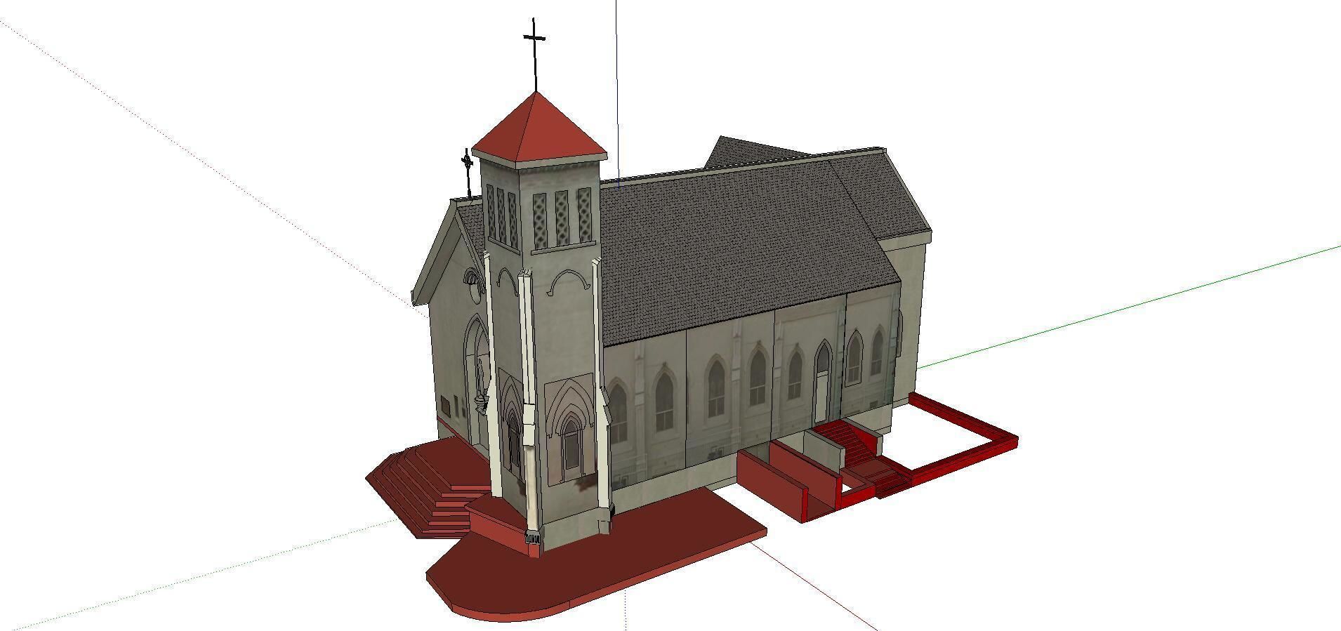 Architecture-Religion-God-Culture-Temple-050 church 3D model_3