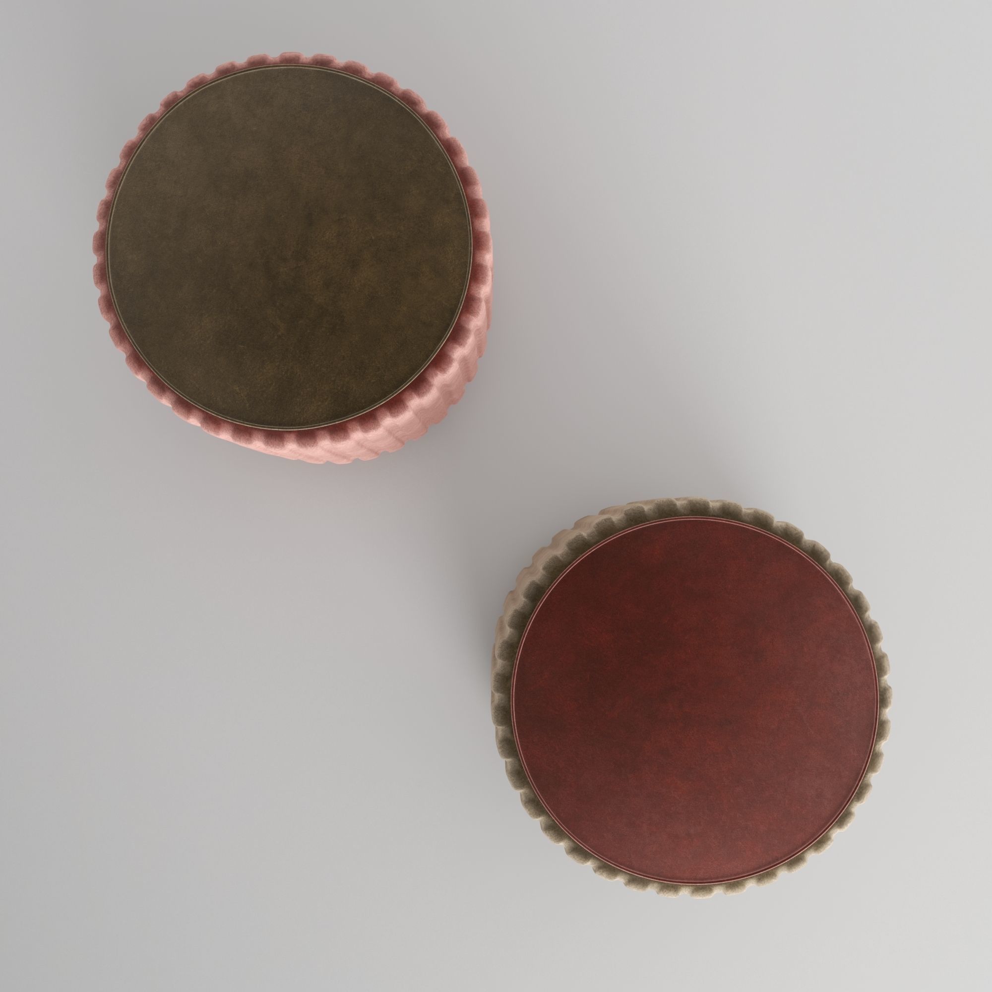 Coomba Cylinder Pouf 3D model_2