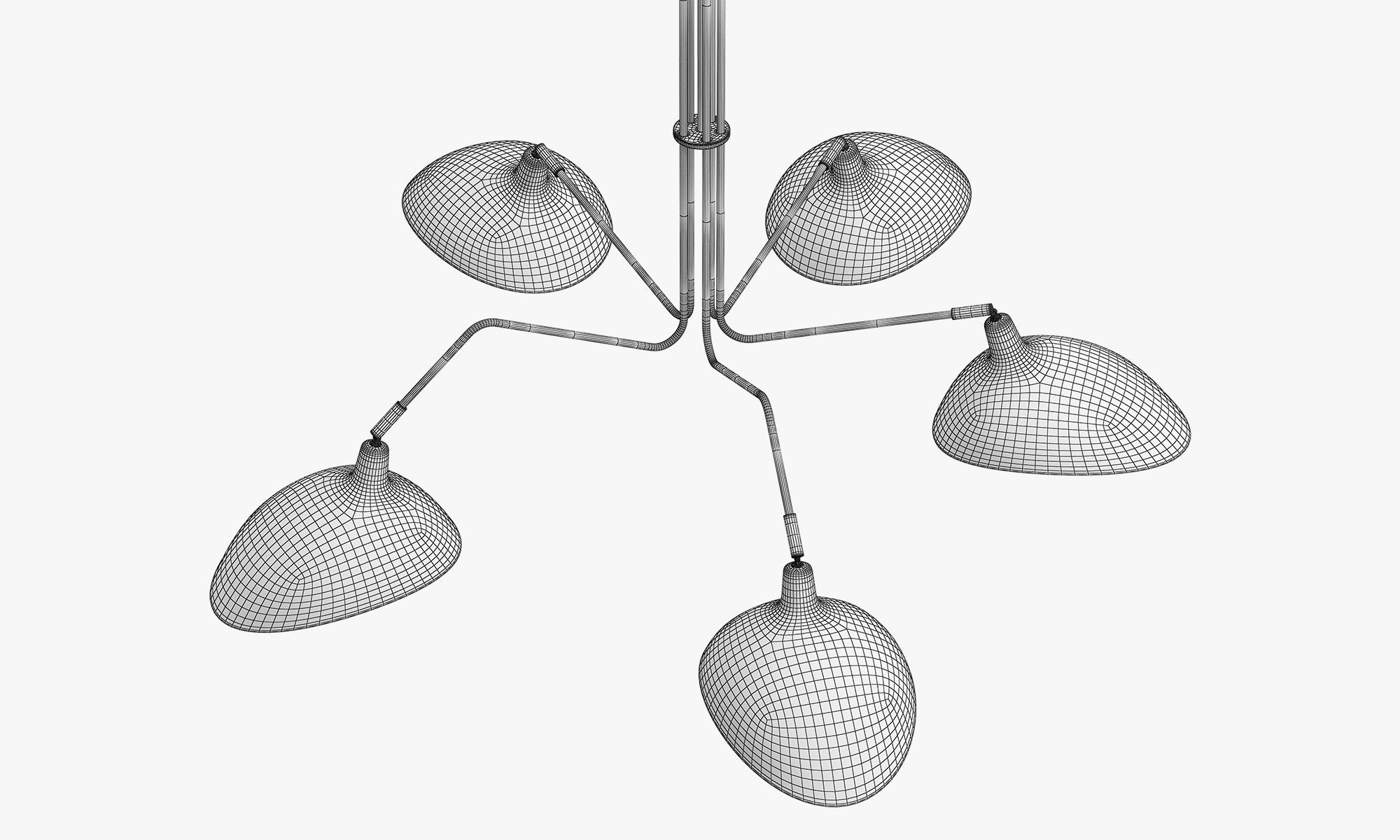 Joybird Juno Chandelier 3D model_8