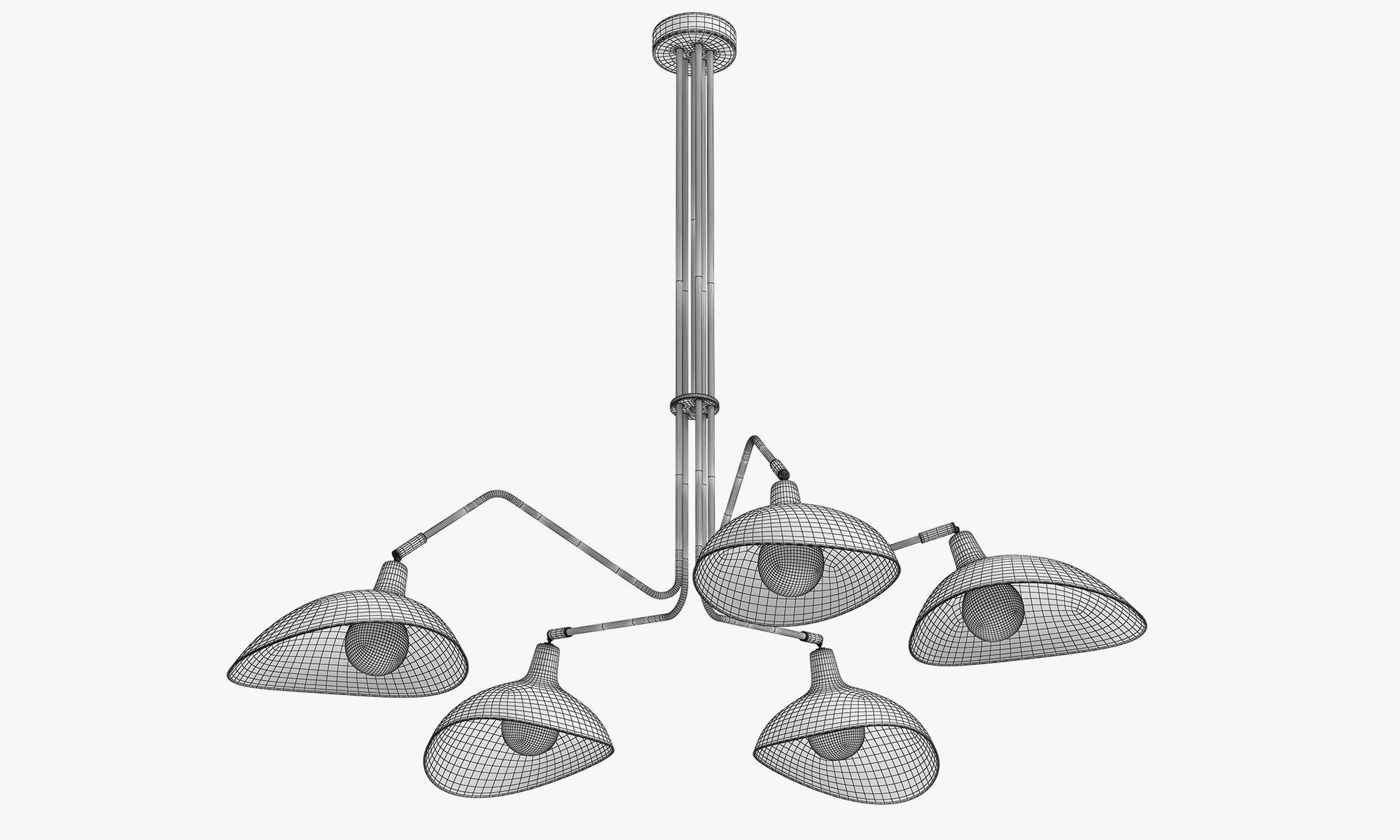 Joybird Juno Chandelier 3D model_7