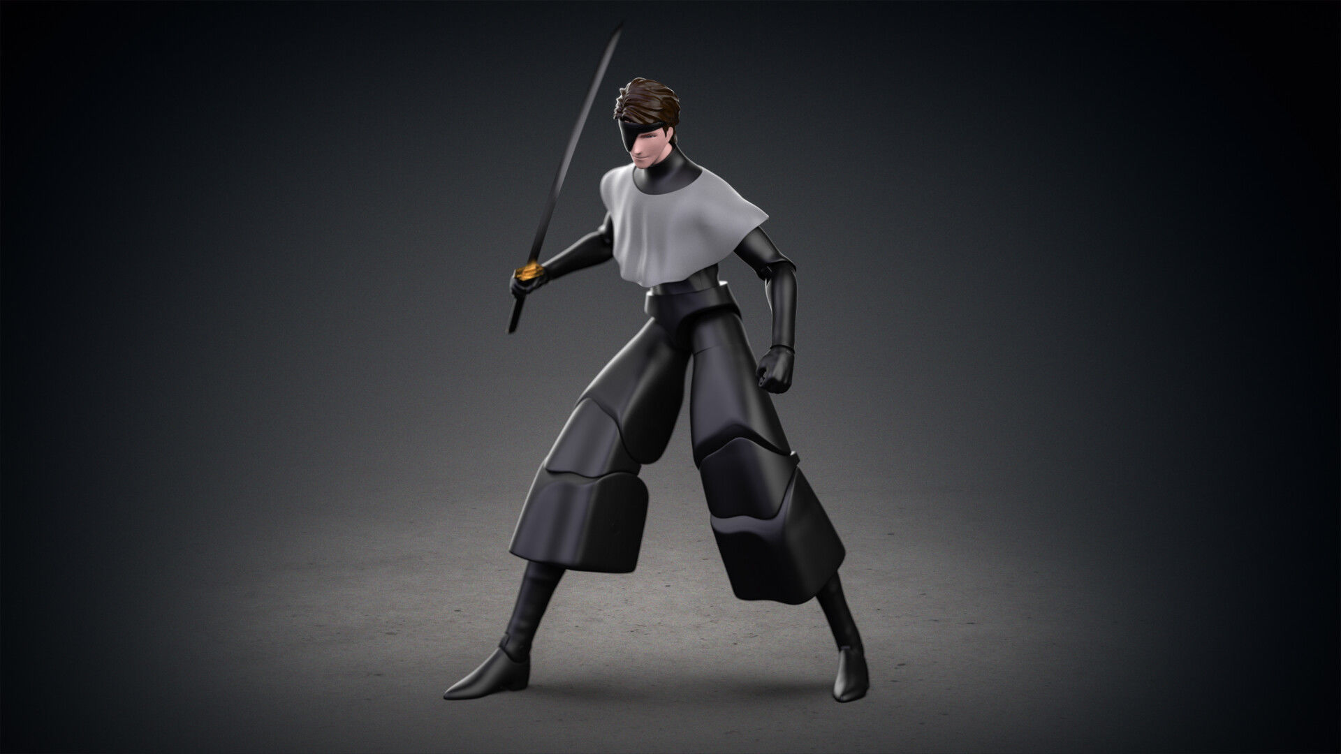 Sosuke Aizen Action Figure 3D print model_4