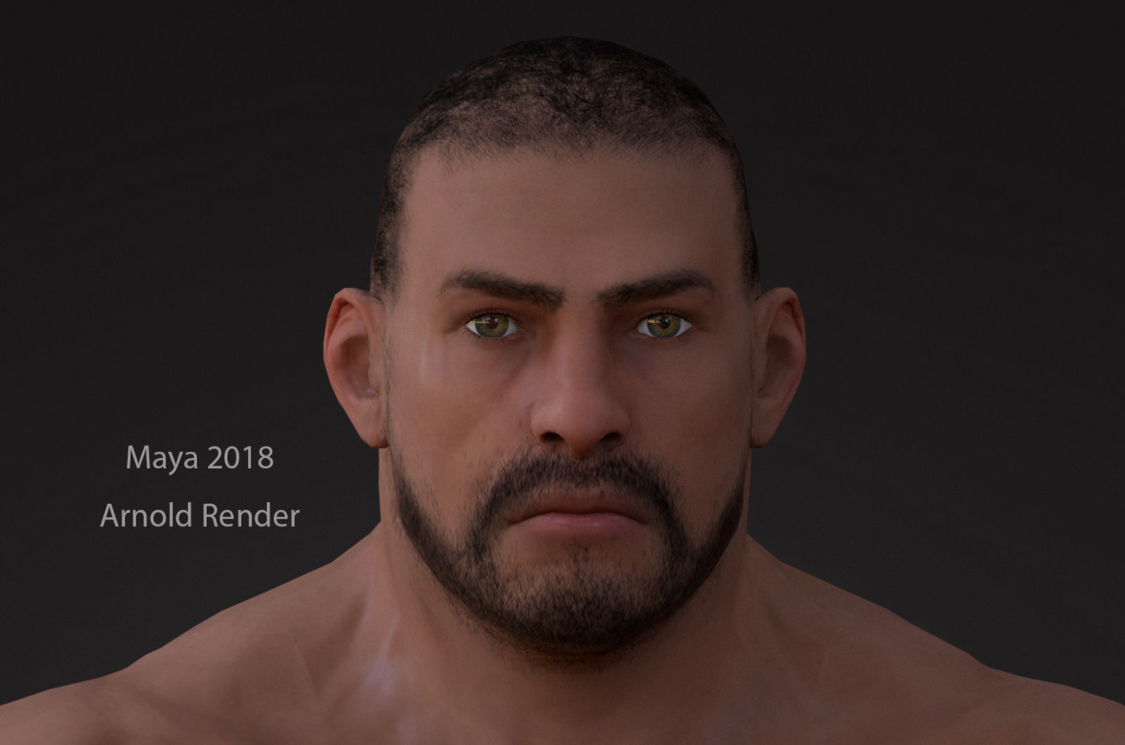 Male Base Heavy Rig Low-poly 3D model_12