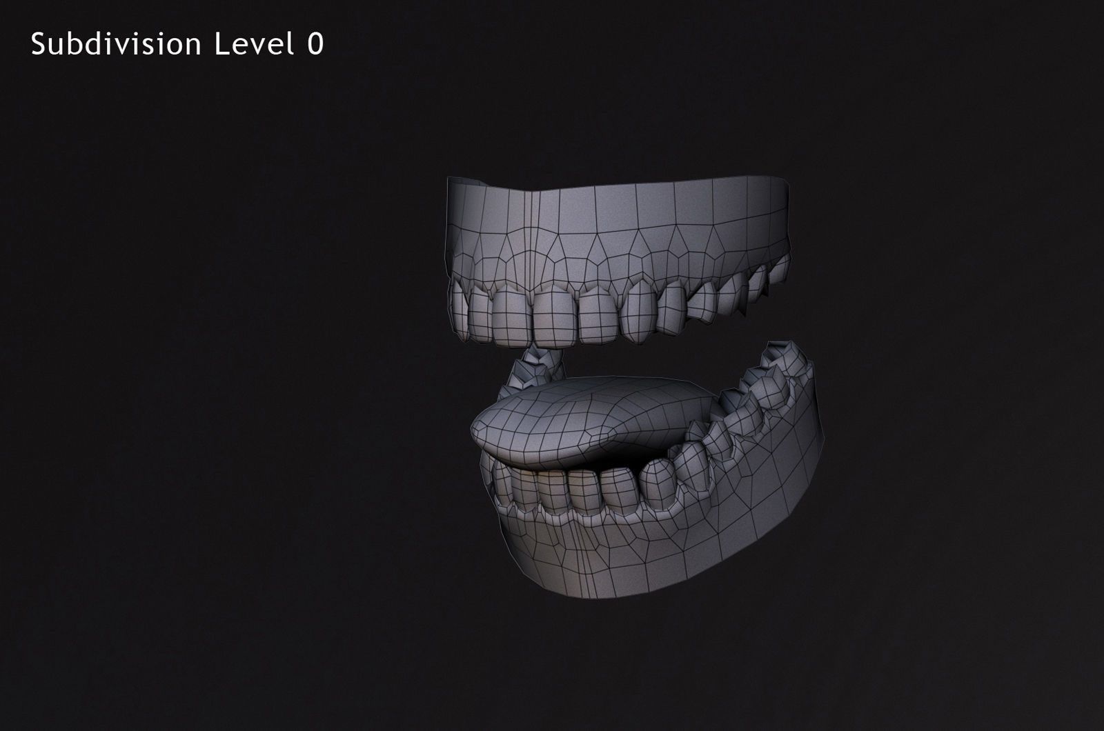 Male Base Heavy Rig Low-poly 3D model_20