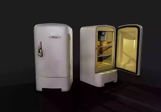 USSR Old refrigerator