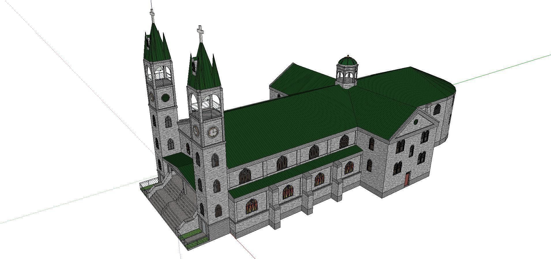 Architecture-Religion-God-Culture-Temple-076 church 3D model_4