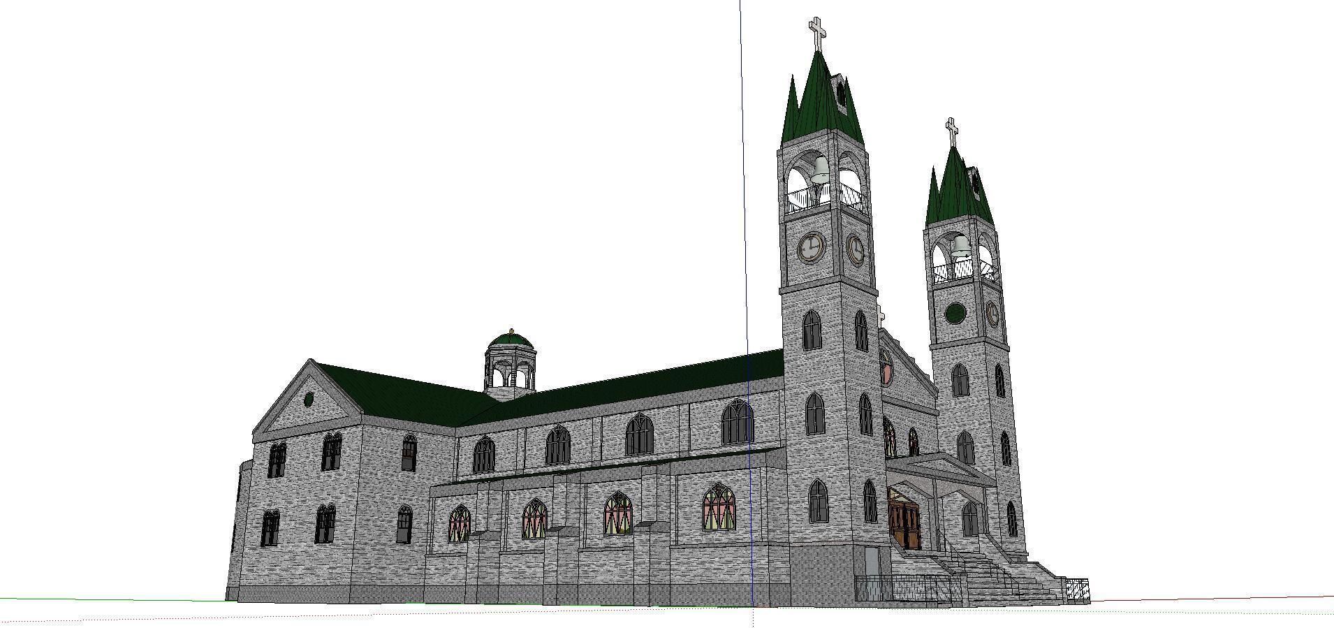 Architecture-Religion-God-Culture-Temple-076 church 3D model_1