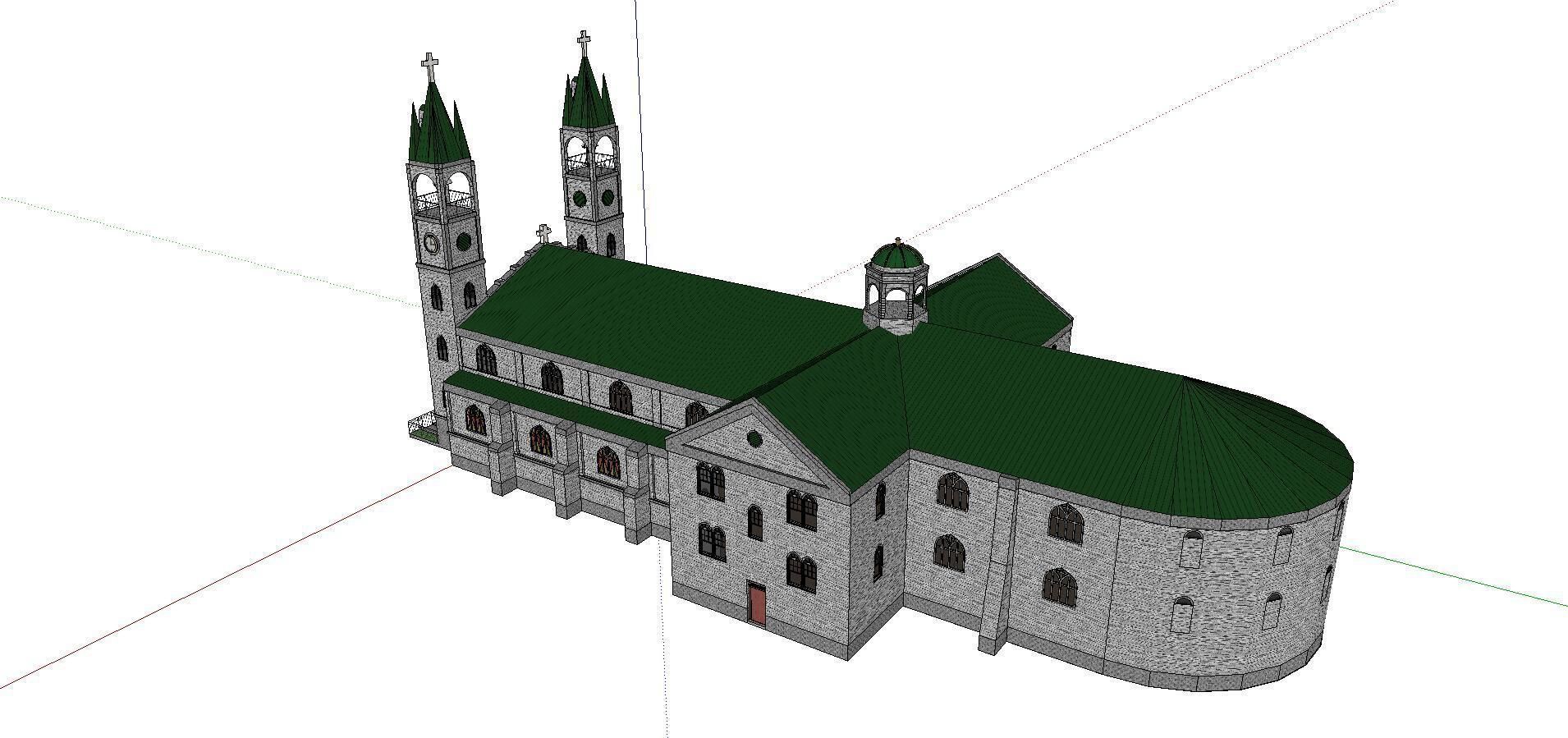Architecture-Religion-God-Culture-Temple-076 church 3D model_3