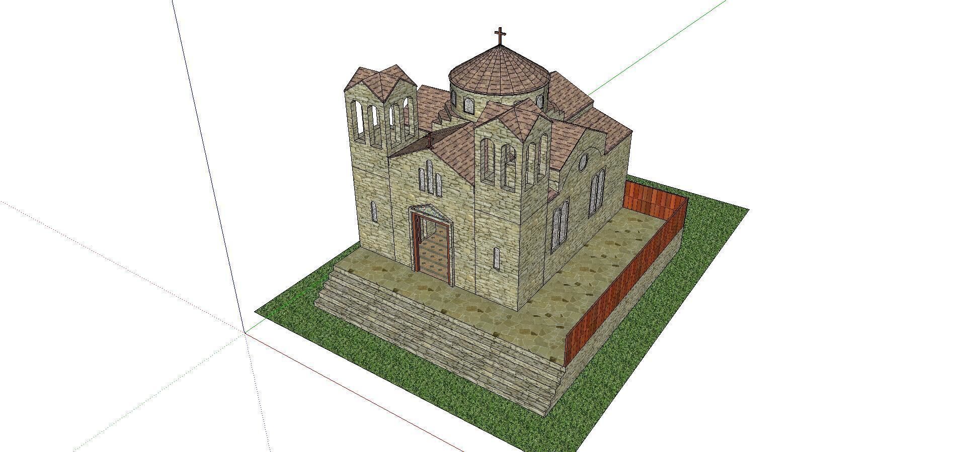 Architecture-Religion-God-Culture-Temple-077 church 3D model_4