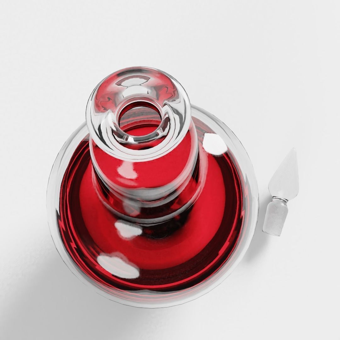 Victorian Chemist Bottle 3D model_1