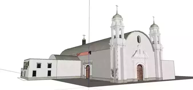 Architecture-Religion-God-Culture-Temple-083 church with two towers