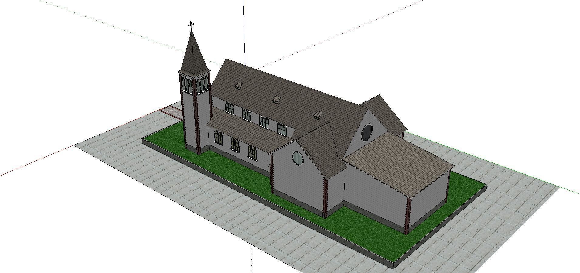 Architecture-Religion-God-Culture-Temple-092 church 3D model_3