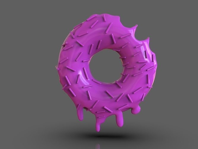 Big Donut 3D Print 3D print model