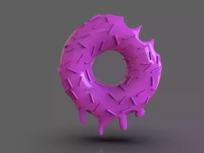 Big Donut 3D Print