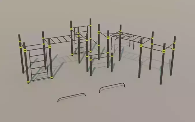 Calisthenics Station 2 Outdoor Fitness Equipment Street Workout