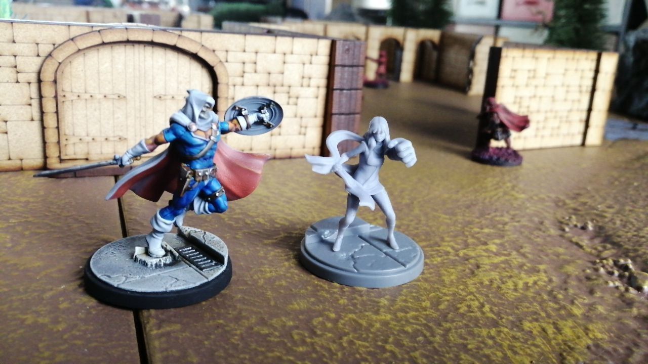 super fist girl 3D print model_7