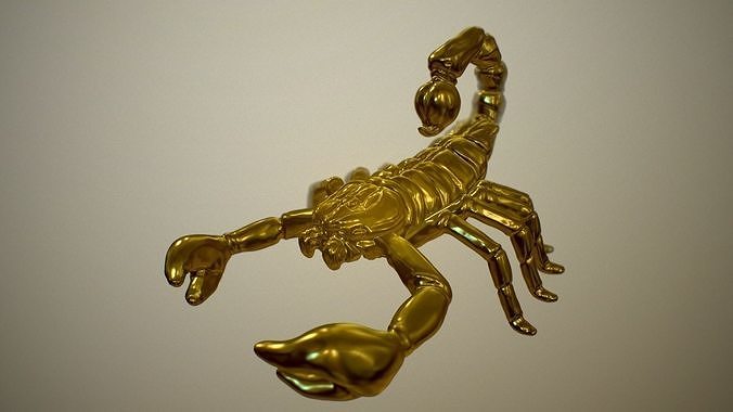 Skoprion pendant  3D print model