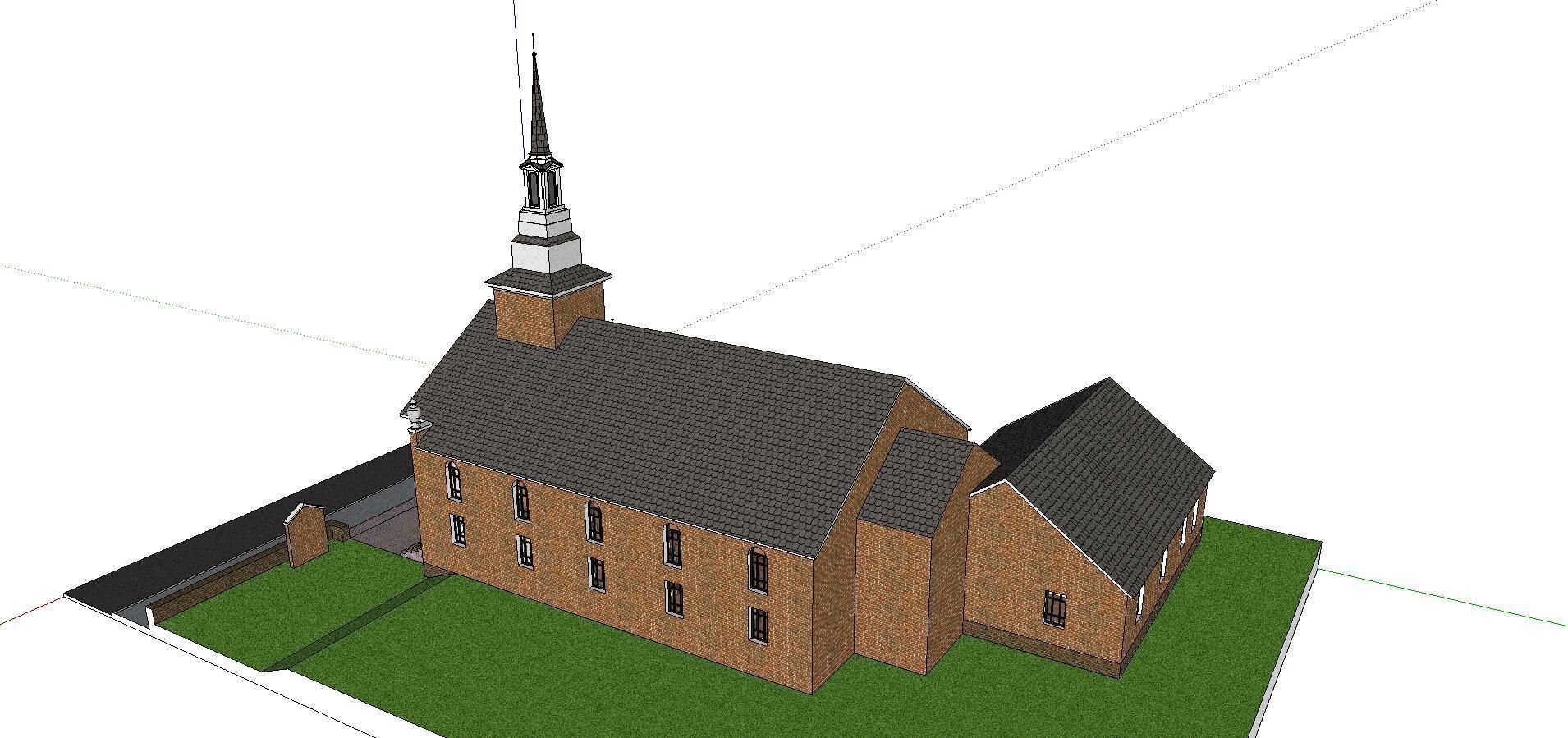 Architecture-Religion-God-Culture-Temple-0104 church with ste... 3D model_3