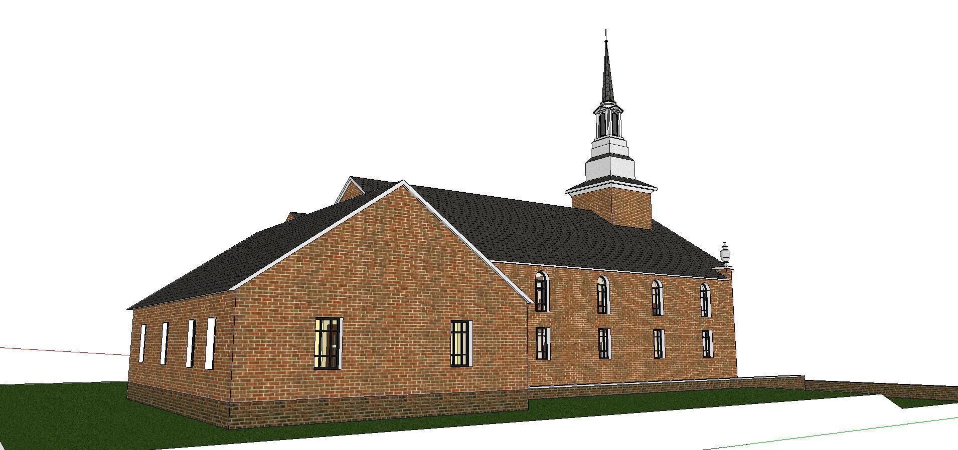 Architecture-Religion-God-Culture-Temple-0104 church with ste... 3D model_2