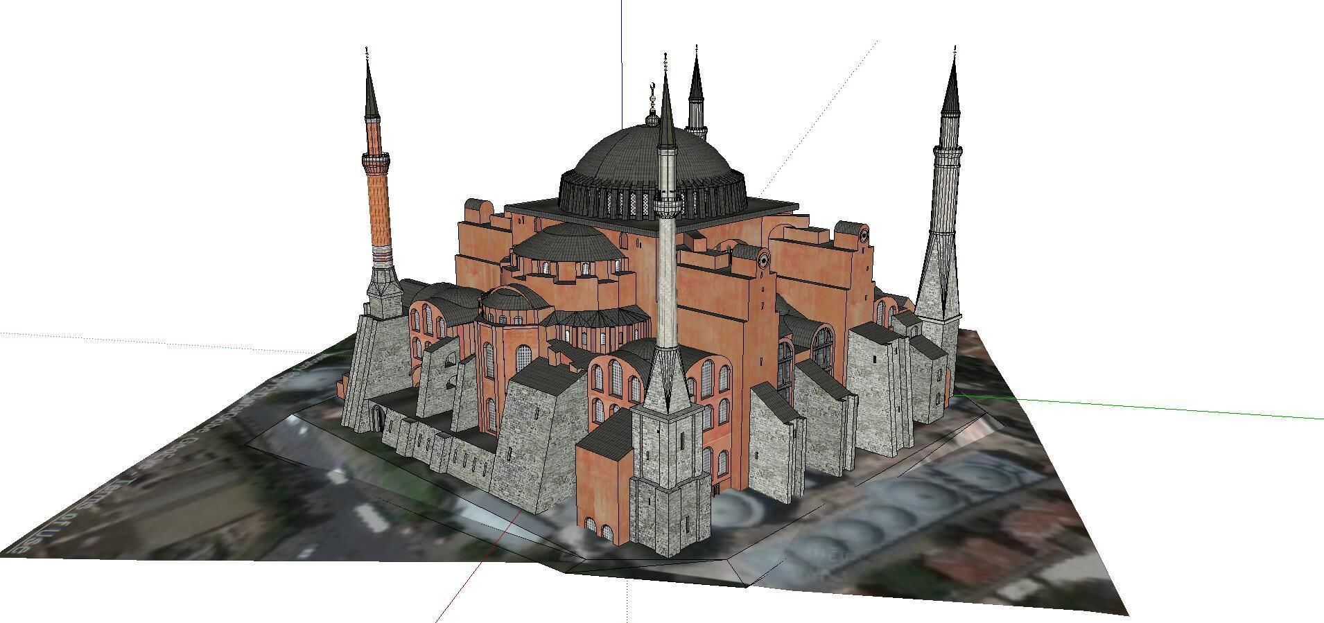 Architecture-Religion-God-Culture-Temple-0105 mosque in istanbul 3D model_3