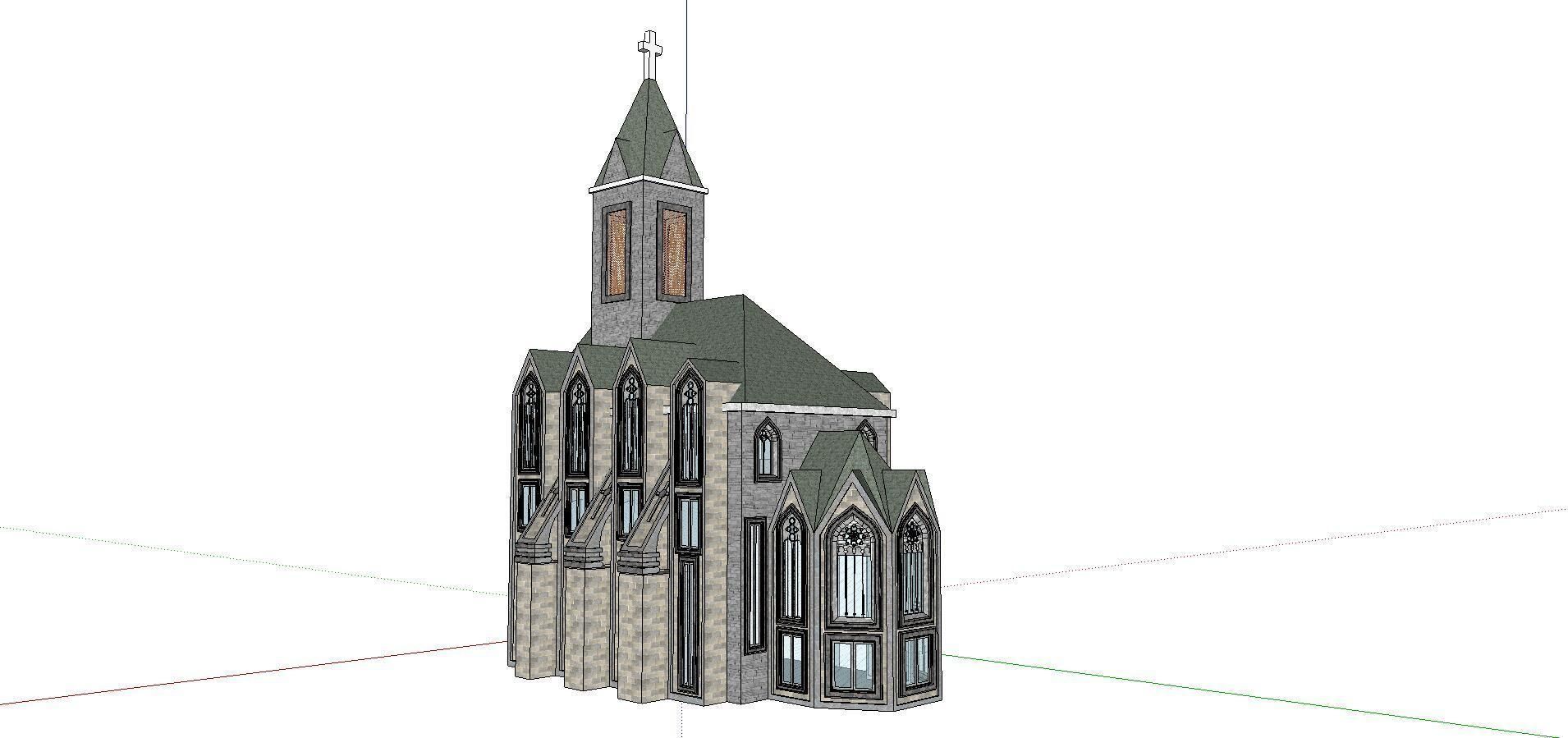 Architecture-Religion-God-Culture-Temple-0106 church 3D model_3