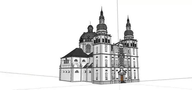 Architecture-Religion-God-Culture-Temple-0107 church with two towers