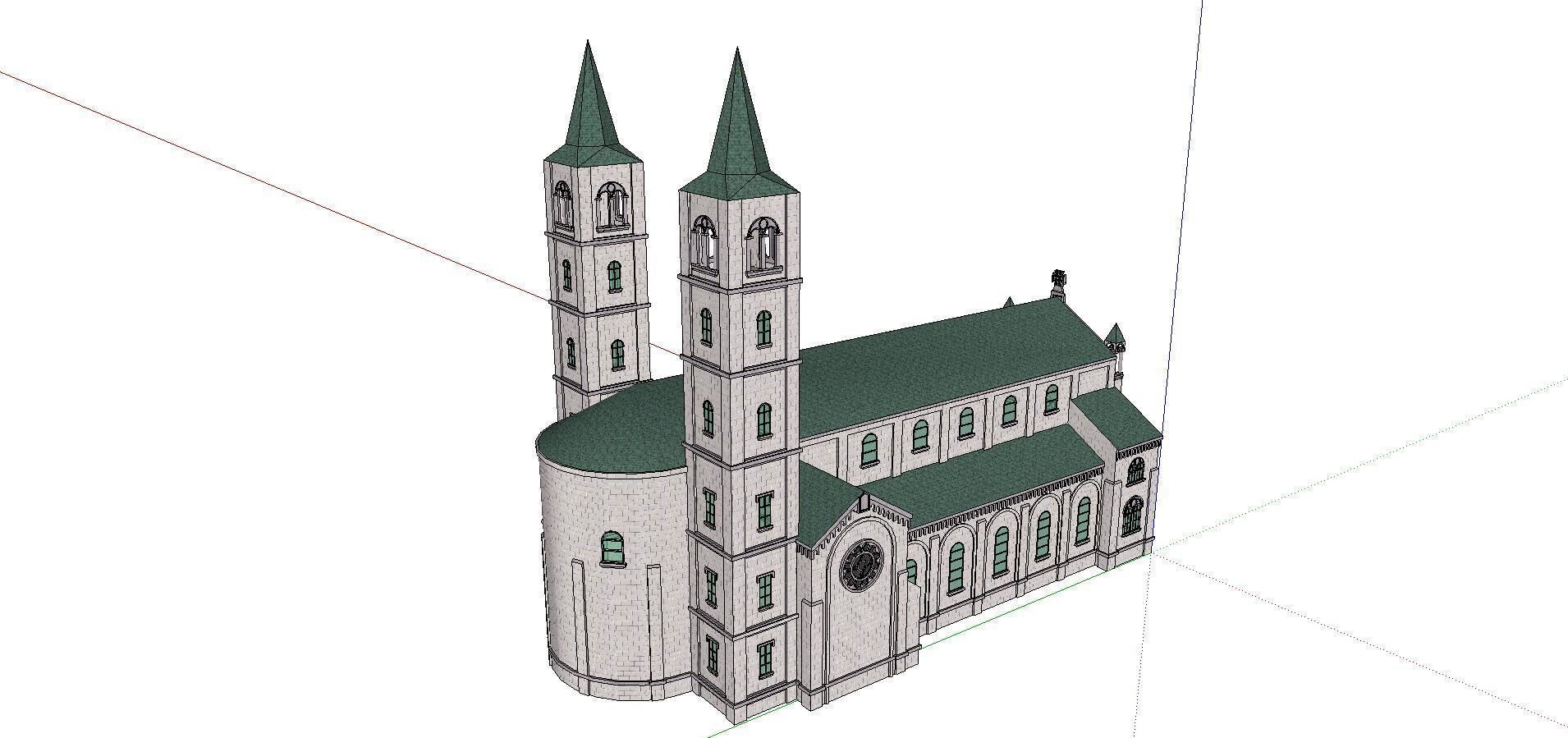 Architecture-Religion-God-Culture-Temple-0110 church 3D model_3