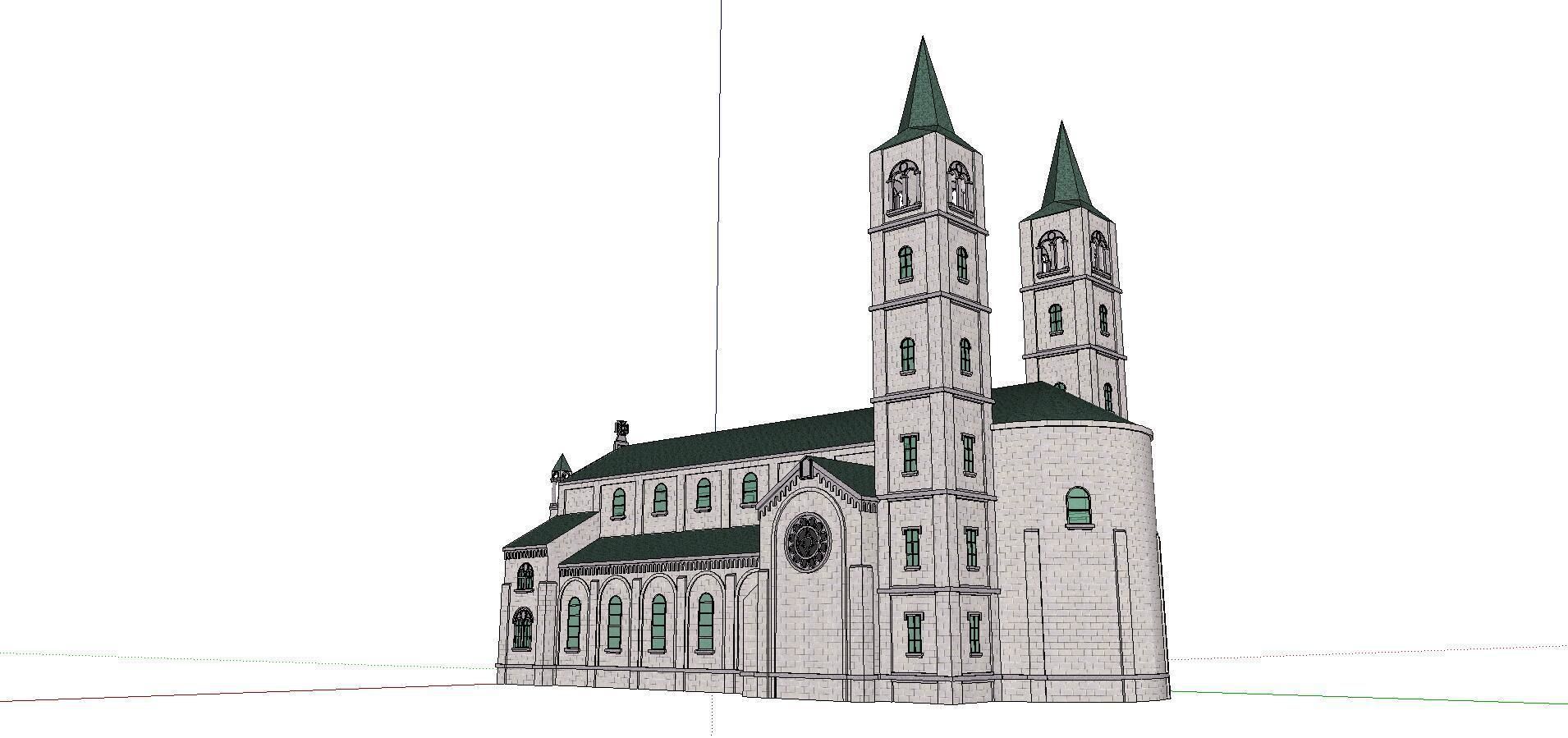 Architecture-Religion-God-Culture-Temple-0110 church 3D model_2