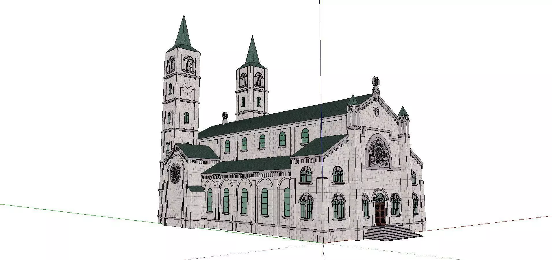 Architecture-Religion-God-Culture-Temple-0110 church 3D model_0