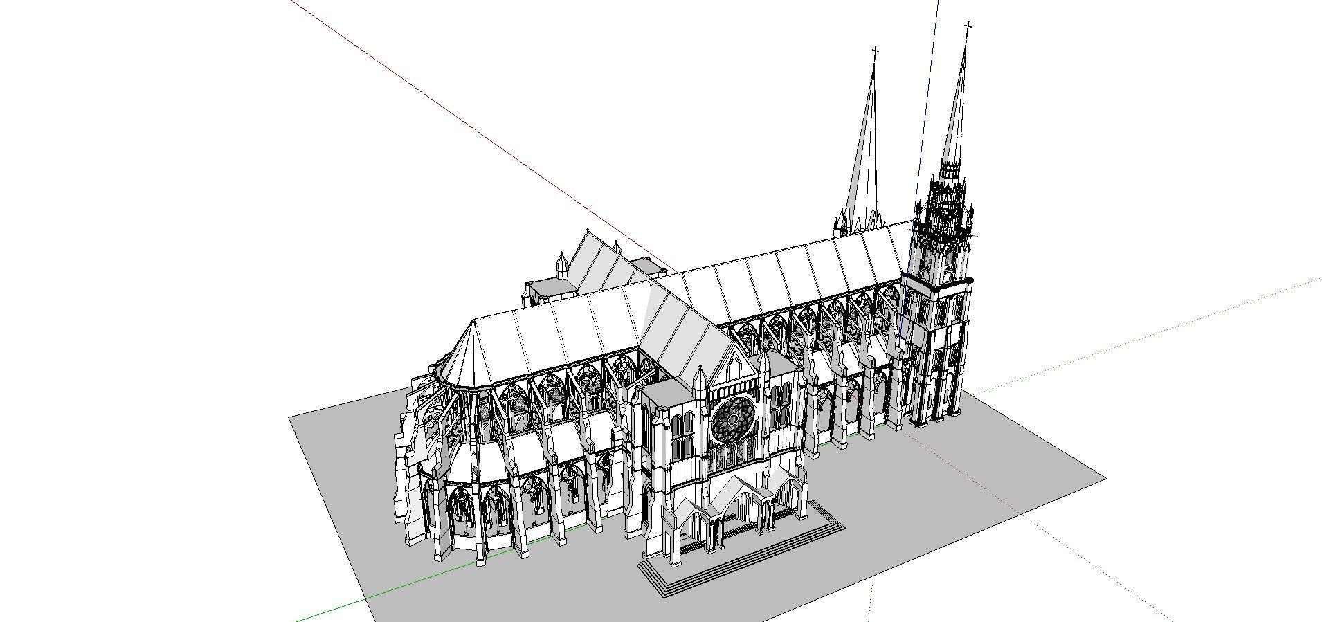 Architecture-Religion-God-Culture-Temple-0111 paris cathedral 3D model_3