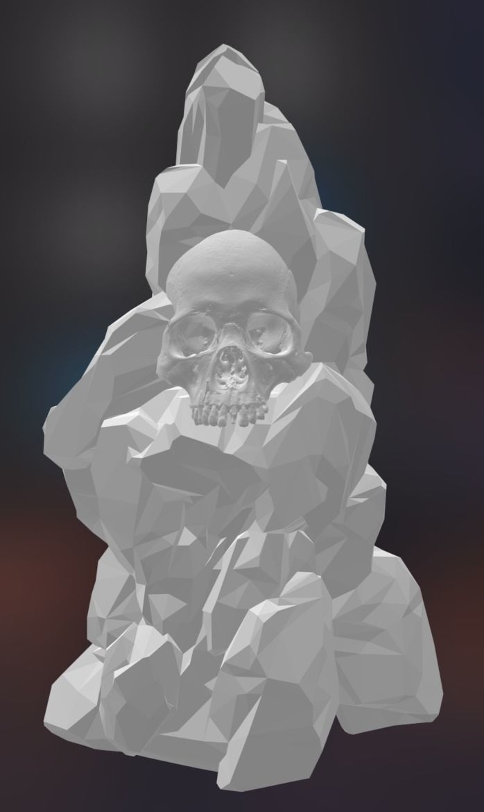 Frostmourne Ice Block Stand 3D print model_1