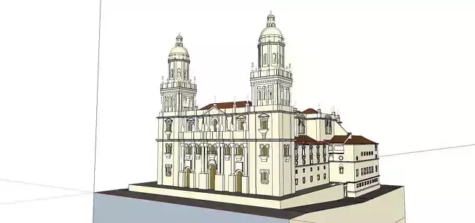 Architecture-Religion-God-Culture-Temple-0115 church with two towers