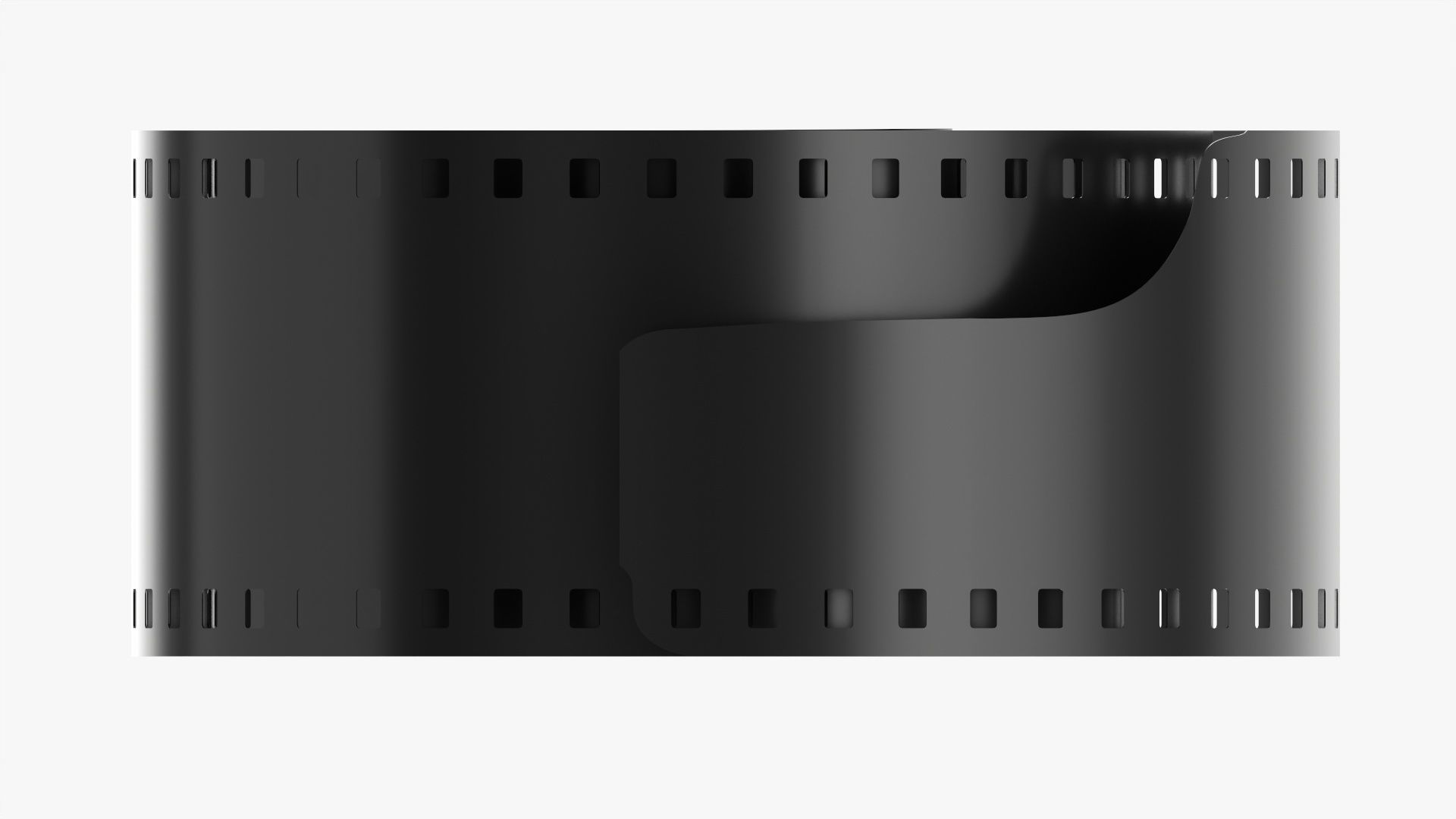 Photographic film roll 3D model_4