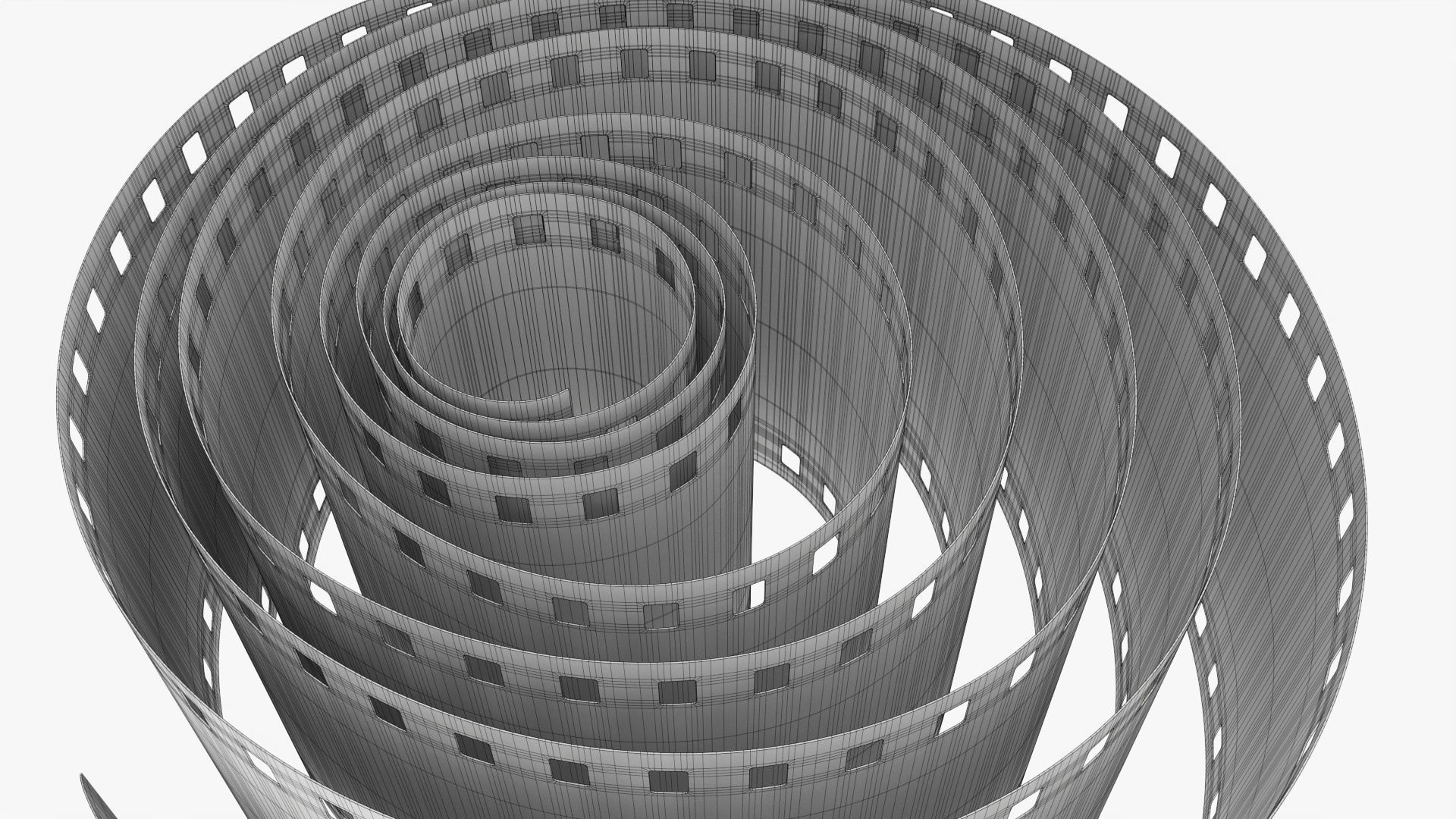 Photographic film roll 3D model_8