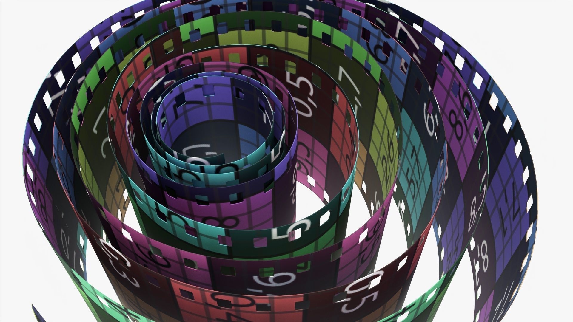 Photographic film roll 3D model_11