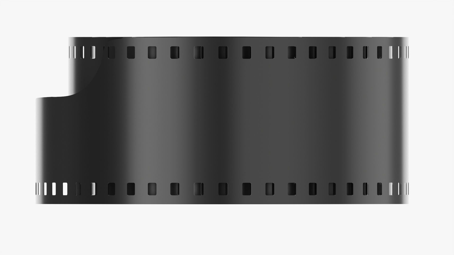 Photographic film roll 3D model_3