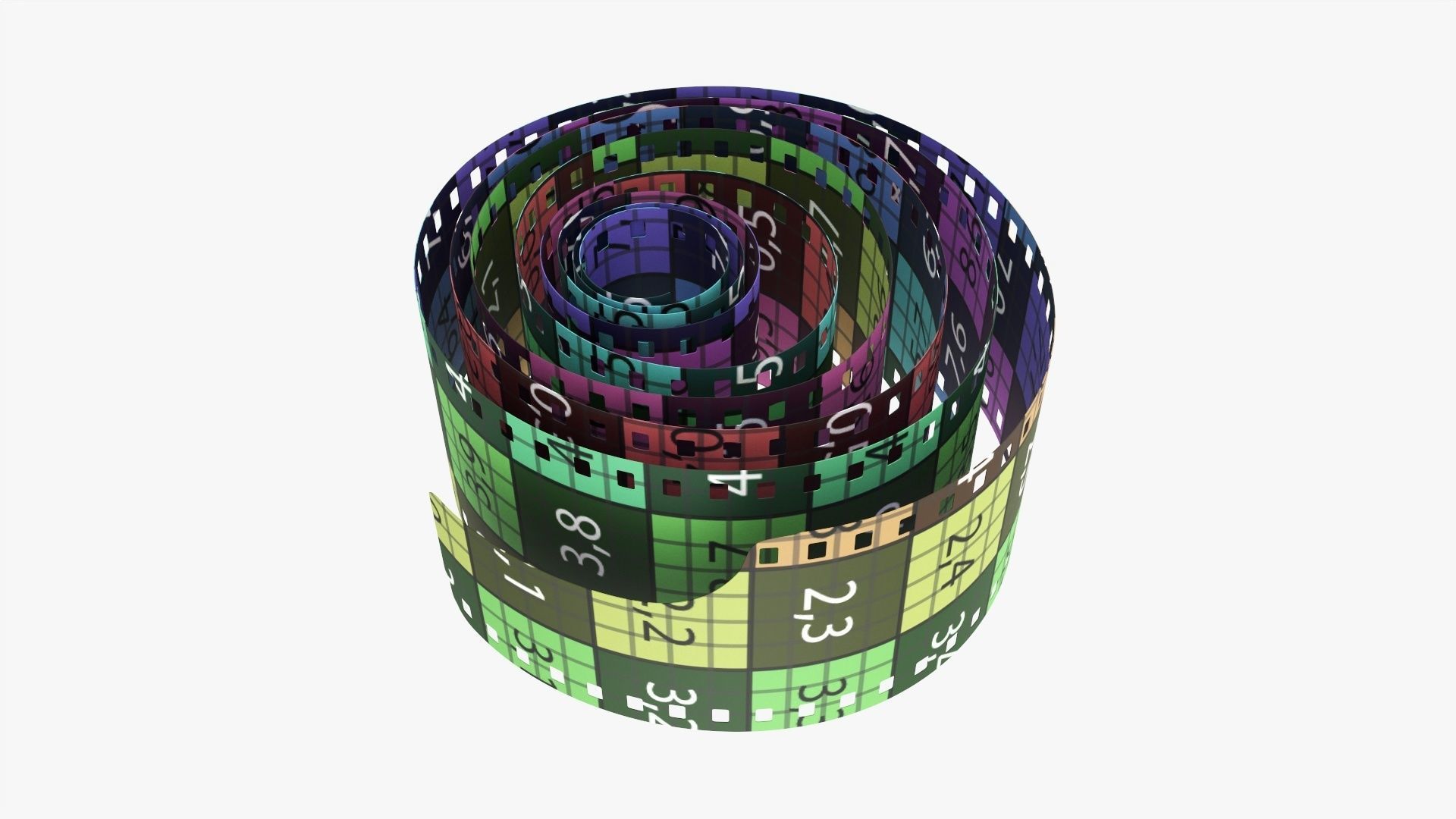 Photographic film roll 3D model_9