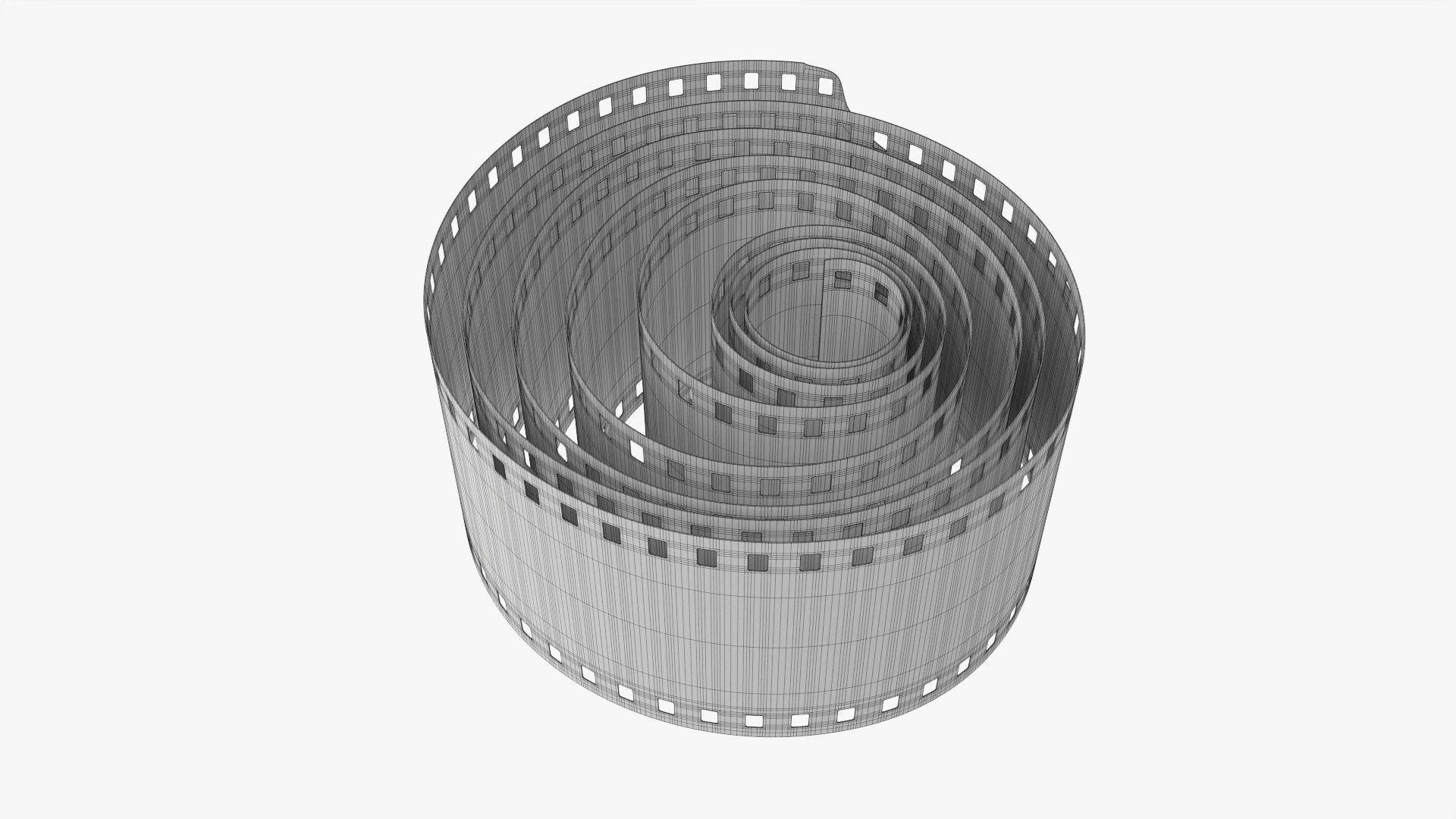 Photographic film roll 3D model_7