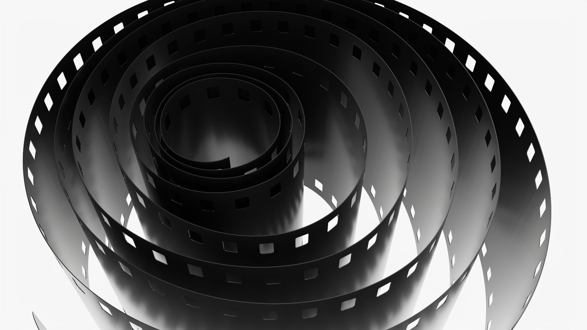 Photographic film roll 3D model_2