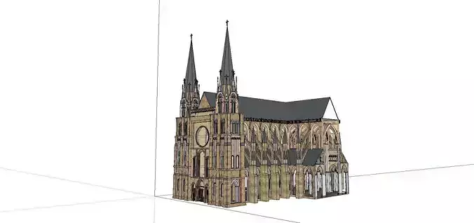 Architecture-Religion-God-Culture-Temple-0116 church with spires and towers