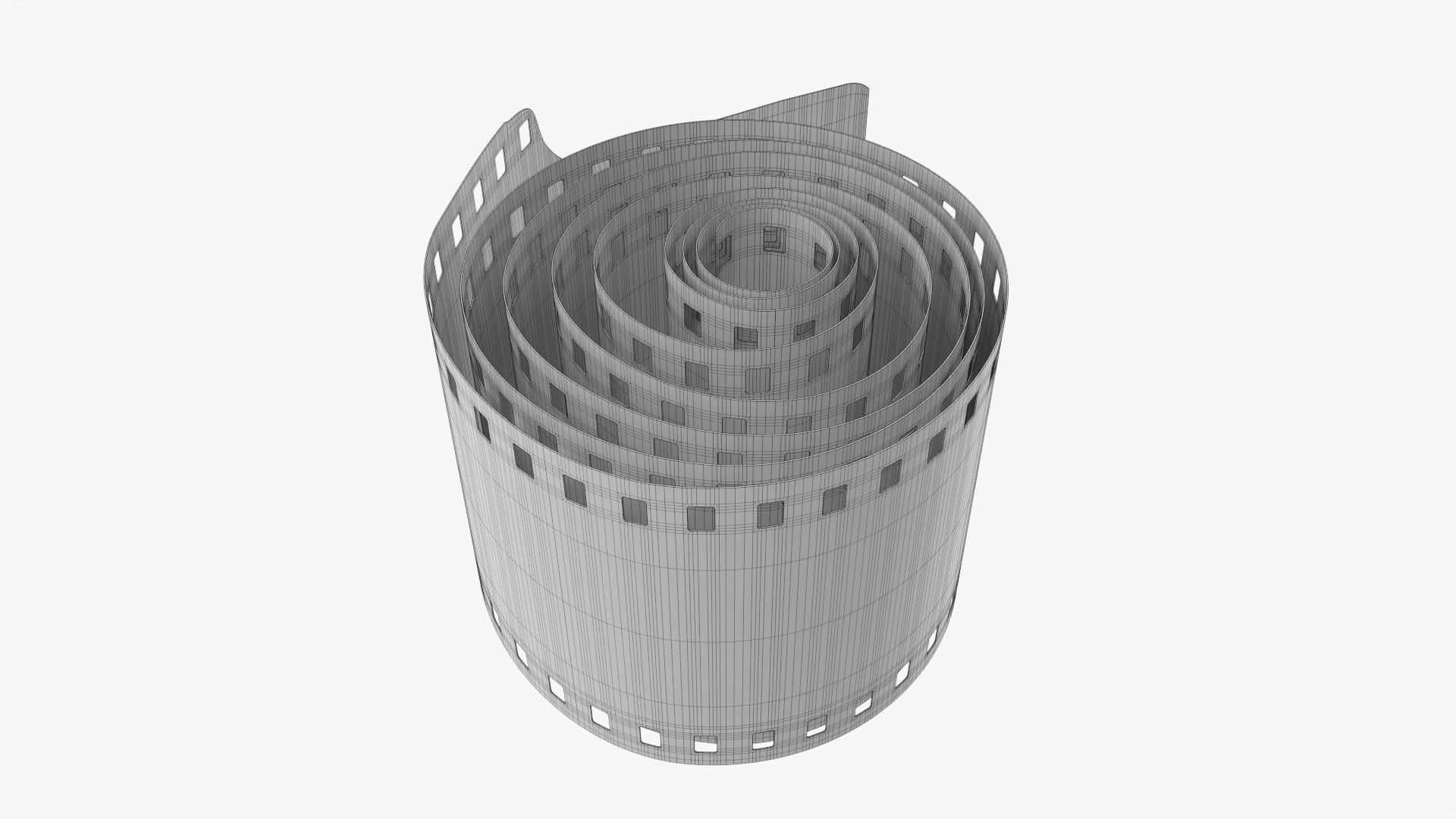 Small photographic film roll 3D model_7