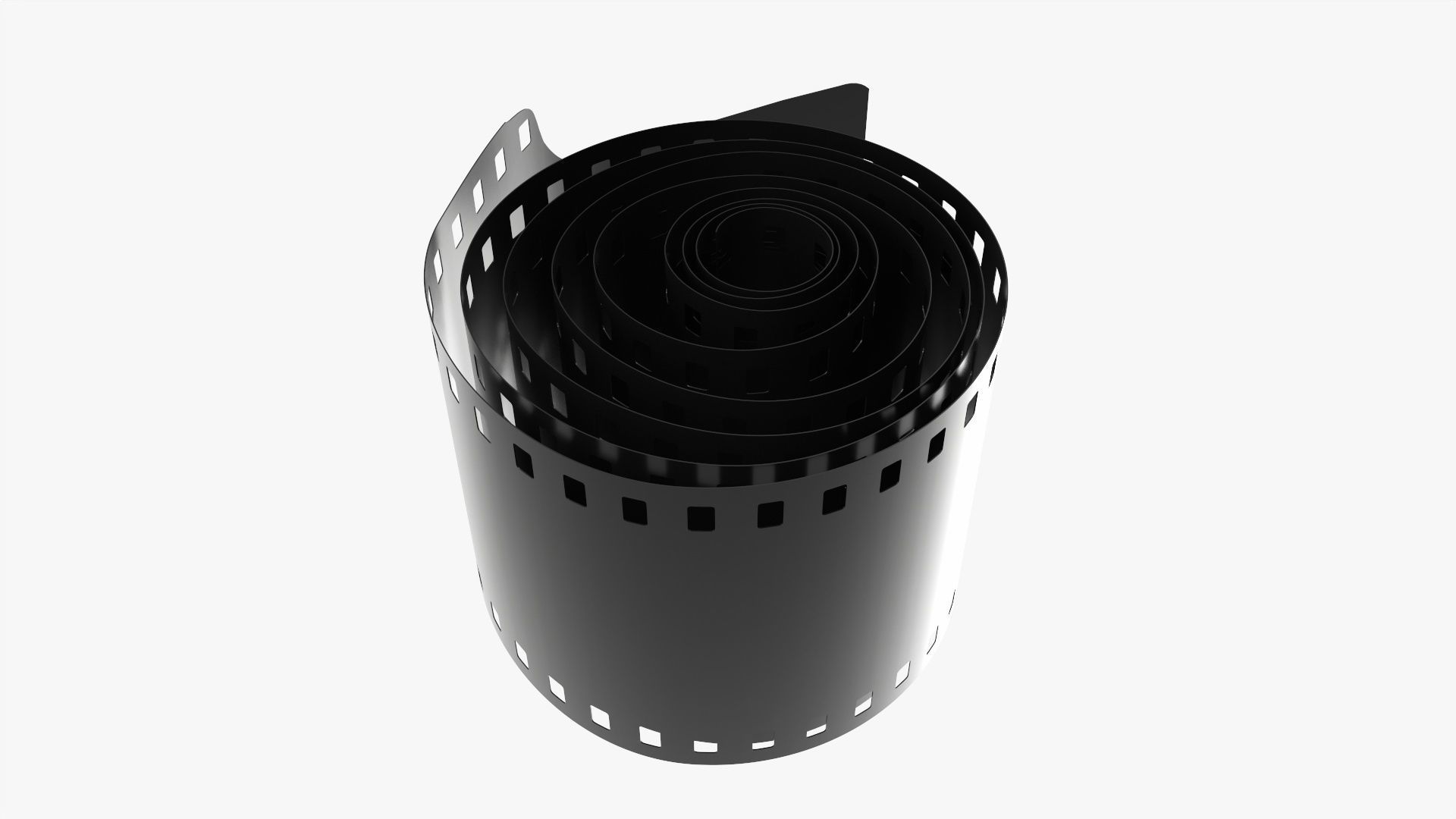 Small photographic film roll 3D model_1