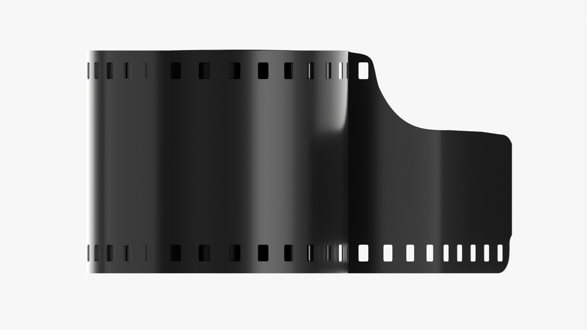 Small photographic film roll 3D model_4